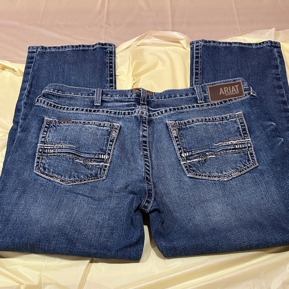 Ariat Men's Blue Jeans Size 40/32 - Picture 4 of 6